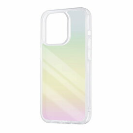 iPhone 15 Pro ガラスハイブリッドケース/オーロラ