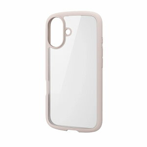 �G���R�� elecom ELECOM PM-A24ATSLFCPN �s���N [iPhone 16 �P�[�X �n�C�u���b�h �Ռ��z�� �y�� ���^ �J��������ی� �X�g���b�v�z�[���t TOUGH SLIM LITE �s���N ]