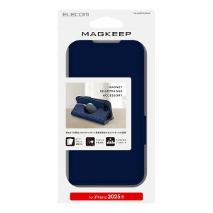 GR elecom iPhone 16e \tgU[P[X ^ Εt MAGKEEP