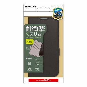 GR elecom iPhone 16e \tgU[P[X Εt ϏՌ Xeb` J[h[[