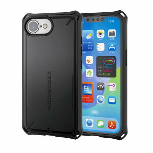 GR elecom iPhone 16e ZEROSHOCK Solid Plus P[X