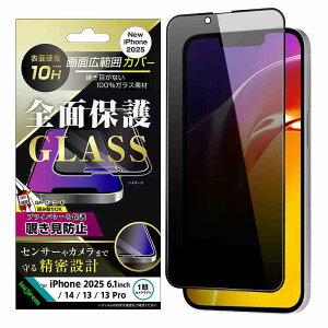 iPhone 16e �K���X�t�B���� �`�����h�~ �S�ʕی� �d�x10H / �u���b�N