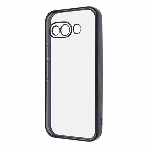 Google Pixel 9a Like standard �����݌v �J�����ی� �Ռ��z�� �o���p�[ ���^���b�N TPU�\�t�g�P�[�X / �u���b�N