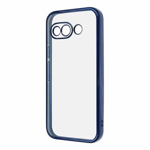 Google Pixel 9a Like standard �����݌v �J�����ی� �Ռ��z�� �o���p�[ ���^���b�N TPU�\�t�g�P�[�X / �u���[