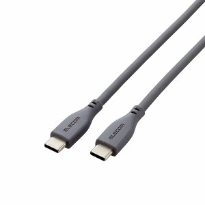 GR elecom USB2.0P[u(USB Type-C - USB Type-C/100WΉ/Ȃ߂炩)