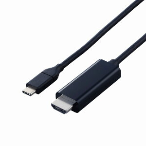 GR elecom fϊP[u/USB Type-C-HDMI/~[OΉ/60Hz/炩/3.0m/ubN