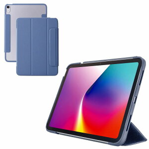 �G���R�� elecom iPadAir 11�C���`(M3/M2)/�t���b�v�P�[�X/���^�y��/�w�ʃN���A/�t���[���J���[/�u���[�O���[