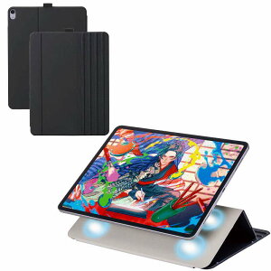 GR elecom 13C`iPad Air(M2)/tbvP[X/\tgU[/h[CO/AO7iK/X[vΉ/ubN