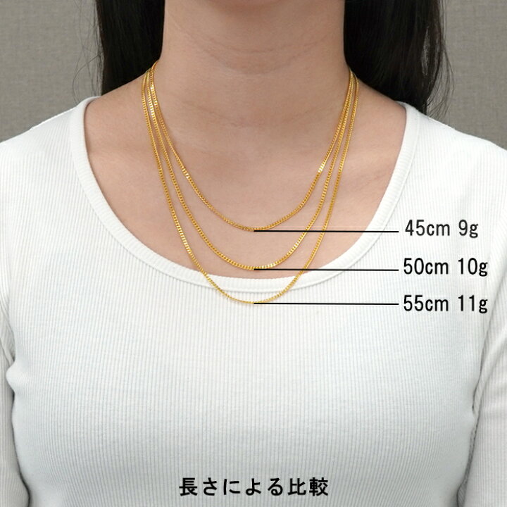 楽天市場】喜平 ネックレス 24金 純金 シングル 2面 50cm 10g 造幣局 
