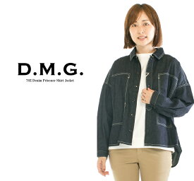 【2,000円OFF&2点購入1,000円OFFクーポン&10倍ポイント 4/24 20:00-4/27 9:59まで】D.M.G ドミンゴ 70Zデニムプリズナーシャツジャケット 18-631E【DMG】