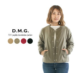 【2,000円OFF&2点購入1,000円OFFクーポン&10倍ポイント 4/24 20:00-4/27 9:59まで】D.M.G ドミンゴ T／Cポプリンインサレーションジャケット 18-656X【DMG】