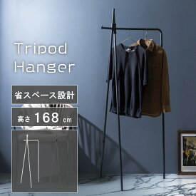 【12時迄のご注文で当日発送※土日祝除く】 ハンガーラック Aライン コートハンガー スリム 洋服掛け コート掛け 衣類収納 省スペース 室内干し 物干し 玄関 リビング 寝室 スチール 軽量 シンプル おしゃれ スタイリッシュ ダークグレー