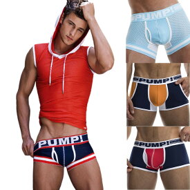 PUMP パンプ ボクサーパンツ ローライズボクサーパンツ TOUCH DOWN BOXER ナイロン PUMP! Underwear メンズ 男性下着