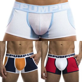 PUMP パンプ ボクサーパンツ ローライズボクサーパンツ JOGGER BOXER ナイロン PUMP! Underwear メンズ 男性下着