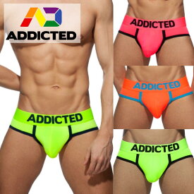 ADDICTED(アディクティッド) ブリーフ スイムウェア コックリング プッシュアップ リングアップ ローライズ 2in1 水着 メンズ下着 男性下着 メンズ 紳士 ロゴ セクシー ジム スポーツ AD917