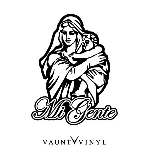 Mi gente マリア カッティング ステッカー 車 ステッカー シール スーツケース アメリカン USDM へラフラ メキシコ メキシカン スペイン 雑貨 マリア様 グアダルーペ ジーザス / エスカレード 300c