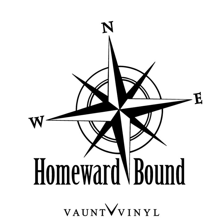 楽天市場】コンパス Homeward Bound カッティング ステッカー / 車 