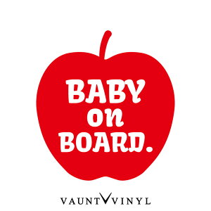 S baby on board XebJ[ baby in car XebJ[  V[ / xr[CJ[ Ԃ񂪏Ă܂ qĂ܂ / S  Abv apple / nX[ ANA ^g NBOX bB v