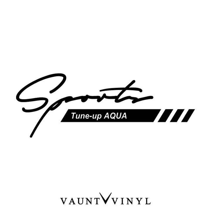 楽天市場 Tune Up Aqua アクア ステッカー アクア シートカバー パーツ トヨタ G S フロアマット ステッカー 車 シール デカール ステッカーボム スポーツカー スポーツ Sports カスタム チューンナップ 改造 リア ウィンドウ ウインドウ 10p05aug17 Vaunt Vinyl