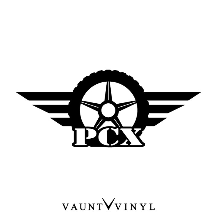 PCX ステッカー PCX PCX150 ツーリング カスタム マフラー タイヤ honda ホンダ ステッカー バイク シール  デカール ヘルメット サイドバッグ リアボックス チューンナップ 改造 タイヤ ホイール ウイング 翼 羽 10P05Aug17  VAUNT VINYL
