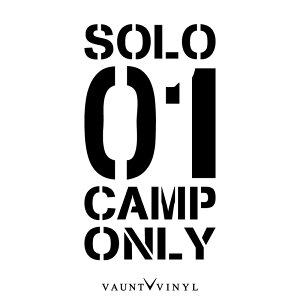 SOLO CAMP ONLY �J�b�e�B���O �X�e�b�J�[�� �o�C�N �V�[�� �A�E�g�h�A �L�����v �\���L�����v �\���L���� �X�e���V�� �~���^���[ �p���f�B �W���[�N �o���p�[ �؂蕶�� �]�� �n�C�[�b�g �W���j�[