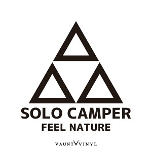 SOLO CAMPER �J�b�e�B���O �X�e�b�J�[�� �o�C�N �V�[�� �A�E�g�h�A �L�����v �\���L�����v �\���L���� �o���p�[ �؂蕶�� �]�� �n�C�[�b�g �W���j�[ �f���J D5 �n�C�G�[�X RAV4 �����N�� �v���h ��