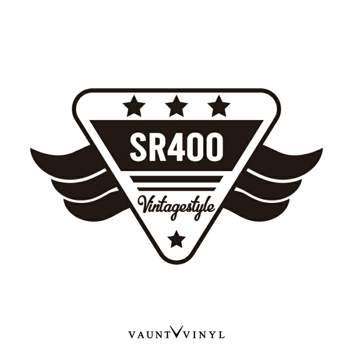楽天市場 Vintage Style Sr400 カッティング ステッカー パーツ バイク シール デカール ステッカーボム タンク ヘルメット サイドバッグ リアボックス アメリカン ネイキッド Vaunt Vinyl Sticker Store