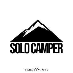 SOLO CAMPER �J�b�e�B���O �X�e�b�J�[�\���L�����v �\���L���� �� �o�C�N �V�[�� �A�E�g�h�A �L�����v �X�e���V�� �~���^���[ �p���f�B �W���[�N �o���p�[ �؂蕶�� �]�� �G�u���B �W���j�[ �V