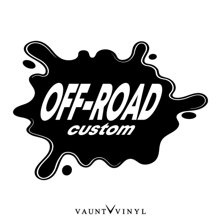楽天市場】OFF-ROAD カッティング ステッカー 車 オフロード 四駆 4×4 