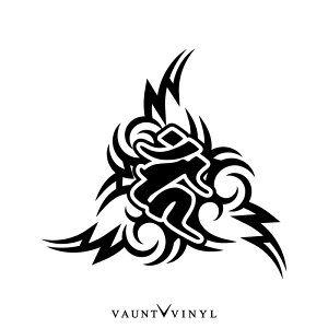 梵字 トライバル カッティング ステッカー 梵字ステッカー 梵字シール 車 ステッカー 転写 シール バイク タトゥー デコトラ トラック ワゴンr nbox マジェスタ セルシオ アルファード ヴェル