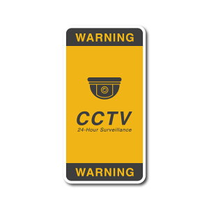 �h�ƃJ���� �^�撆 �}�O�l�b�g 10cm 1��WARNING CCTV 24���� �Ď��� �A�����J�� �J���t�H���j�A US ���C�� �T�[�t �K���[�W ���ԏ� �h�� �Z�L�����e�B ���������� �V���v��