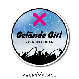Gelnde Girl シール 車 シール スノボ スノーボード ボード 板 ウェア ブーツ グローブ ゴーグル グラトリ トリック スキー ウィンタースポーツ 冬 雪山 4wd 四駆 オフロード