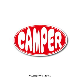シンプル CAMPER ステッカー車 シール アウトドア CAMP キャンプ テント バーベキュー BBQ クーラーボックス オフロード 四駆 4WD ジムニー シエラ デリカD5 タフト RAV4 アウトランダー ランクル プラド