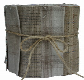 柴田明美セレクト　パッチワーク生地　先染め布10色組 10×108cmカット　単品最安送料￥250 代引き除く