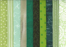柴田明美セレクトプリントパッチワーク布10枚セット　生地　キルト　ハンドメイド　【単品最安送料￥250 代引き除く】