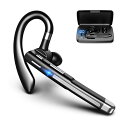【15%ポイントバック 8/21(木) 9:59まで】「レビューで特典」 ワイヤレスイヤホン 高音質 bluetooth イヤホン ブルートゥース イヤホン Bluetooth5.1対応 耳掛け型 マイク付き 自動ペアリング IPHONE イヤホン ENCノイズキャンセリング iPhone/Android 低遅延 通話
