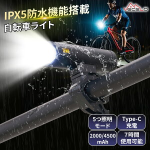 y݌ɏ! 30%OFFN[|z]ԃCg eʃobe[ 2000mAh 4500mAh Type-C[d Px 800[ 5iK_[h LED ]ԗpwbhCg t IPX5h [hoCN AEghA