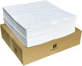 VECOLARD オイル吸着マット オイル吸収シート 油専用 吸収パッド 水弾く オイルシート 400x400x4mm 20枚 30枚 40枚