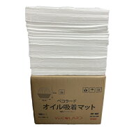 オイル吸着マット 5mm 100枚入　油専用吸収材　オイルマット 油拭きマット オイル吸着シート 高速吸収性 …