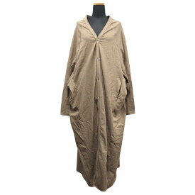 【中古】美品 アメリカーナ AMERICANA "Sweat Long Cardigan" スウェット ロング カーディガン カットソー 変形 切りっぱなし ヴィンテージ調 サイズF 茶 ブラウン レディース 【ベクトル 古着】 240131