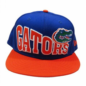 【中古】ニューエラ NEW ERA Florida Gators キャップ 帽子 ロゴ 刺繍 ブルー オレンジ/1 メンズ レディース 【ベクトル 古着】 240418