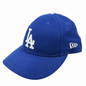 【中古】ニューエラ NEW ERA 59FIFTY MLB ロサンゼルス ドジャース LOS ANGELES DODGERS キャップ 野球帽 帽子 ロゴ 刺繍 56.8cm ブルー/1 メンズ レディース 【ベクトル 古着】 240503