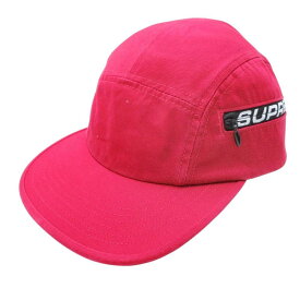 【中古】新品同様 Supreme シュプリーム 26ss Side zip Camp Cap ロゴ サイドジップ キャンプキャップ 帽子 赤 レッド メンズ Re：MODE ブランド古着のリモード