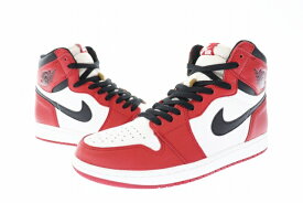 【中古】ナイキ NIKE AIR JORDAN 1 RETRO HIGH CHICAGO 2015 エア ジョーダン レトロ ハイ シカゴ 555088-101 27 白 赤 黒 ホワイト レッド ブラック ブランド古着ベクトル 中古 ▲■ 221016/107 メンズ