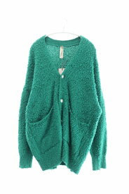 【中古】シンヤコズカ SHINYA KOZUKA 23SS UNCLE'S CARDIGAN Malachite アンクルズ カーディガン 23015K66 L 緑 マラカイト グリーン ブランド古着ベクトル 中古 ■ 230902 メンズ