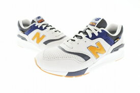 【中古】ニューバランス NEW BALANCE ×J.Crew CM997HJ5 997H ローカットスニーカー 27.5 グレー オレンジ ブランド古着ベクトル 中古▲■ 231106 メンズ