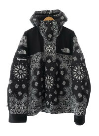 【中古】シュプリーム SUPREME ×THE NORTH FACE ノースフェイス 14AW BANDANA MOUNTAIN PARKA バンダナ マウンテン パーカー ジャケット NP51400I L 黒 ブラック ブランド古着ベクトル 中古 ☆AA★ 240211 メンズ