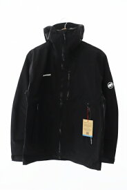 【中古】マムート MAMMUT Alto Guide HS Hooded Jacket アルト ガイド ハードシェル マウンテン パーカー ジャケット M 黒 ブラック ブランド古着ベクトル 中古240209 メンズ