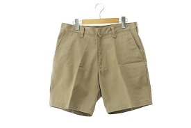 【中古】ワコマリア WACKO MARIA TWILL SKATE SHORTS ツイル スケート チノ ショーツ ショート パンツ L ベージュ ブランド古着ベクトル 中古 240325 メンズ