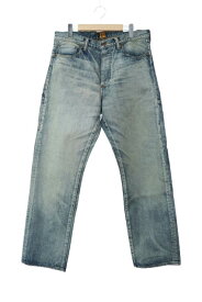 【中古】ヒューマンメイド HUMAN MADE ×KAWS カウズ 23AW MADE DENIM PANTS #2 ロゴ 刺繍 デニム パンツ ジーンズ XL インディゴ ブランド古着ベクトル 中古☆AA★241212 メンズ